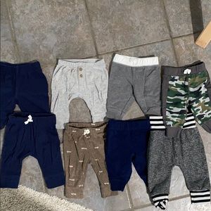 Baby boy 3 month pant bundle! 8 pairs